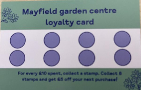 New Garden Centre Loyalty Card Scheme